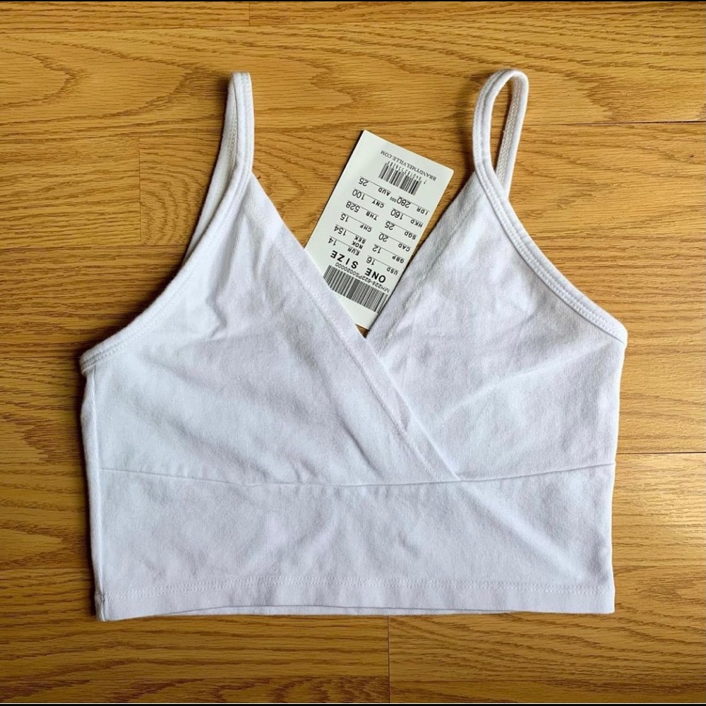 Brandy Melville white amara tank